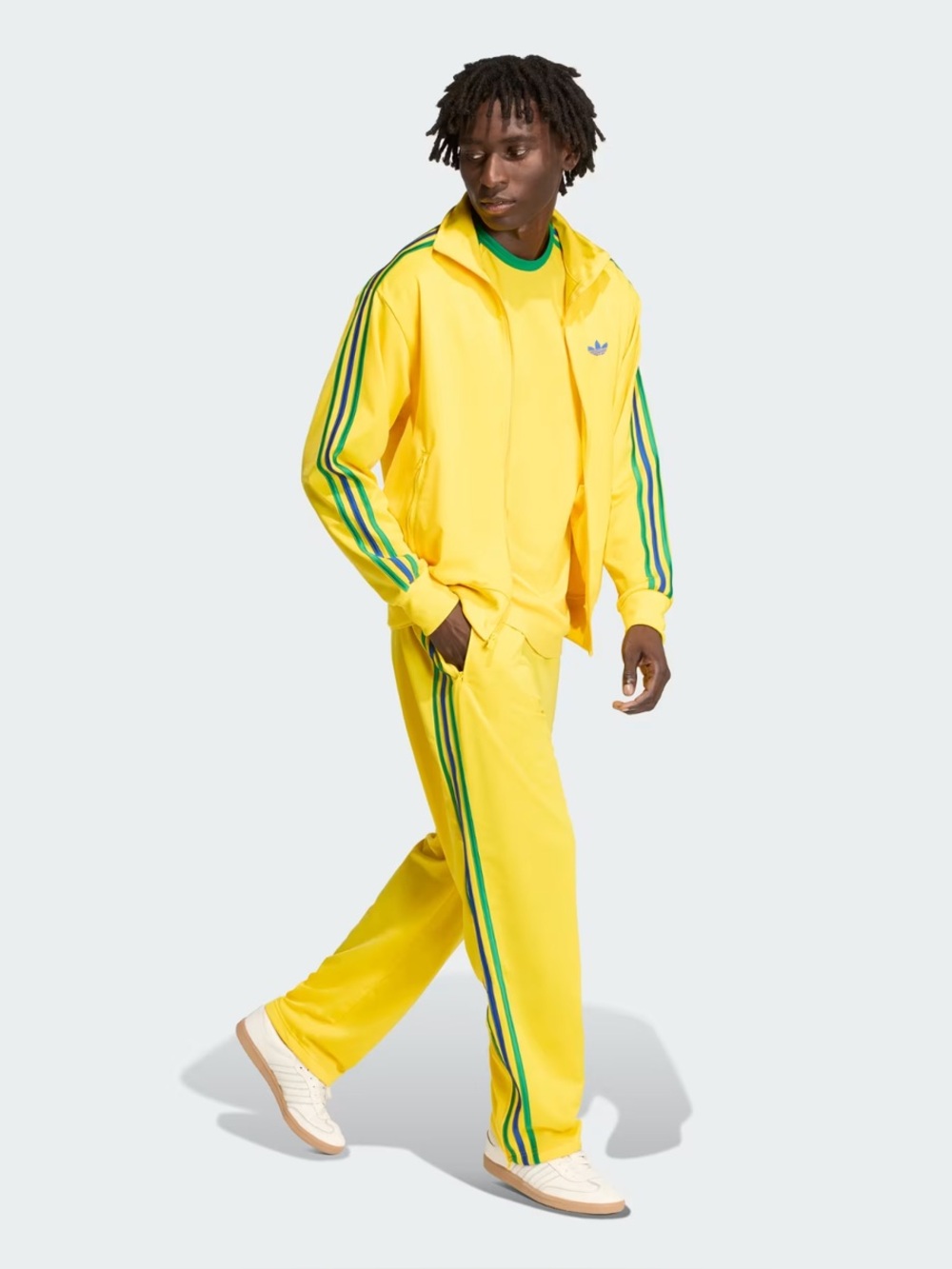 Adidas Firebird Eqt Yellow Green Men’s Tracksuit Set KD3848 and KD3840
